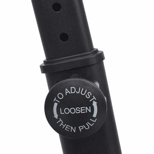 Motionscykel med pulsmätare svart och röd