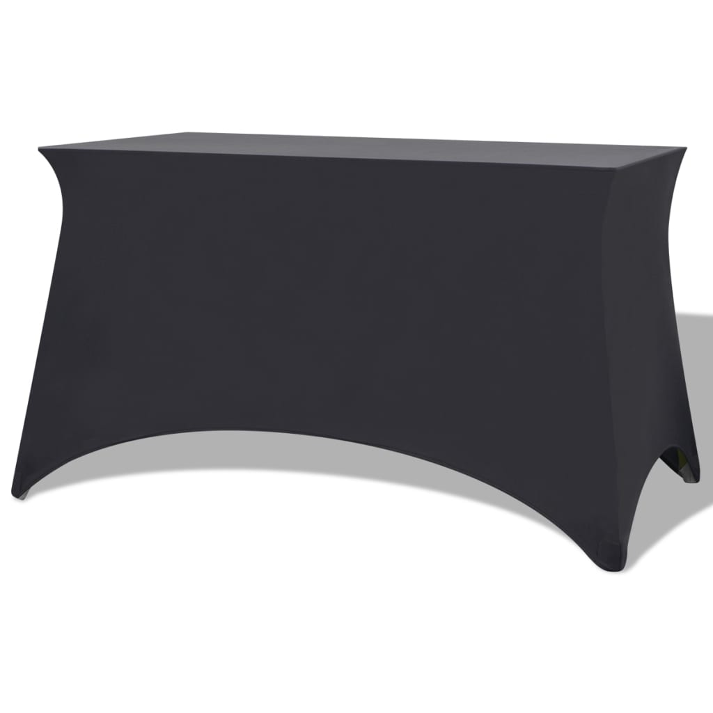 Bordsöverdrag stretch 2 st antracit 120x60,5x74 cm
