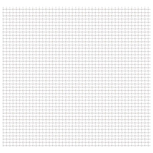 Nätpanel rostfritt stål 100x85 cm 31x31x3 mm