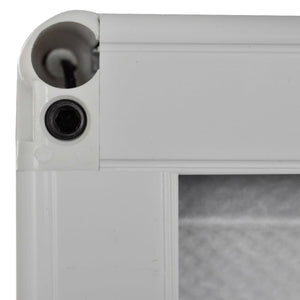 Plisserat insektsnät med jalusi för fönster 60x80 cm aluminium