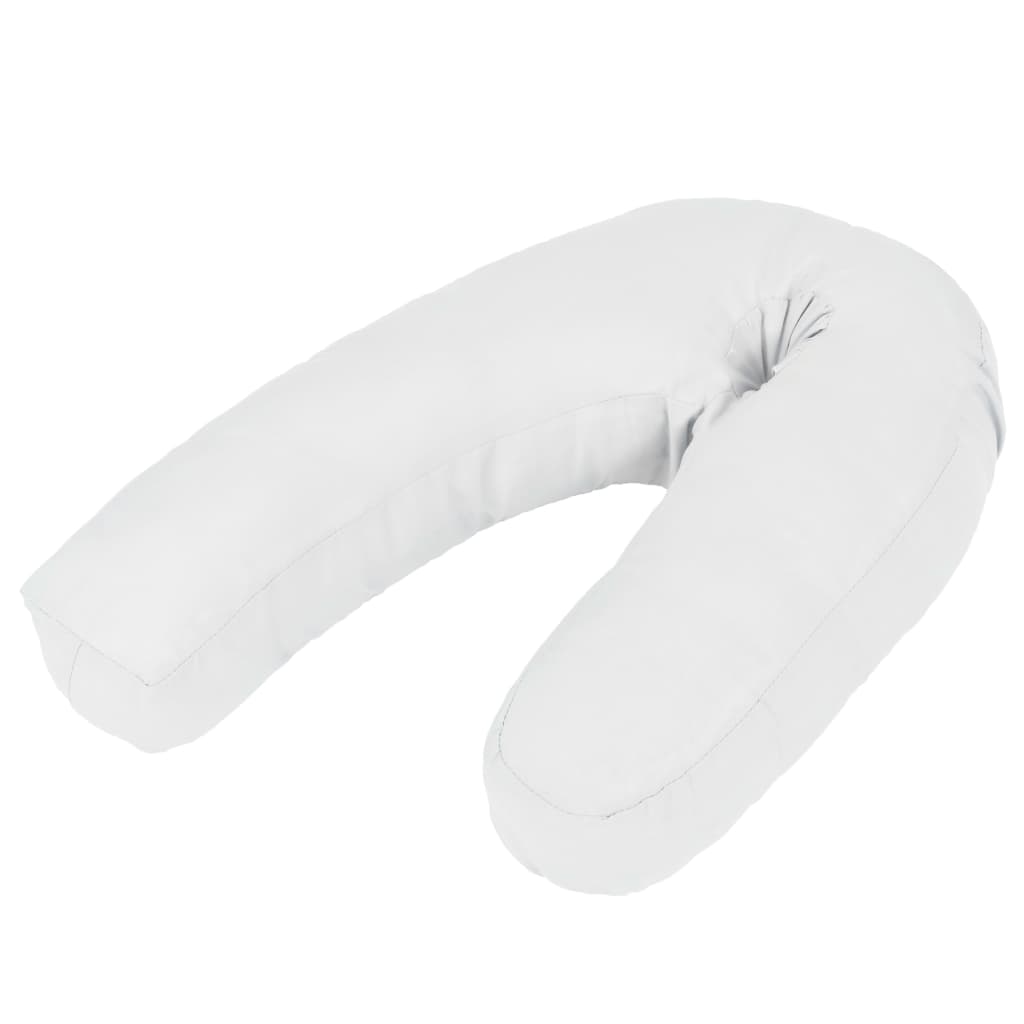 J-formad gravidkudde 54x(36-43) cm vit