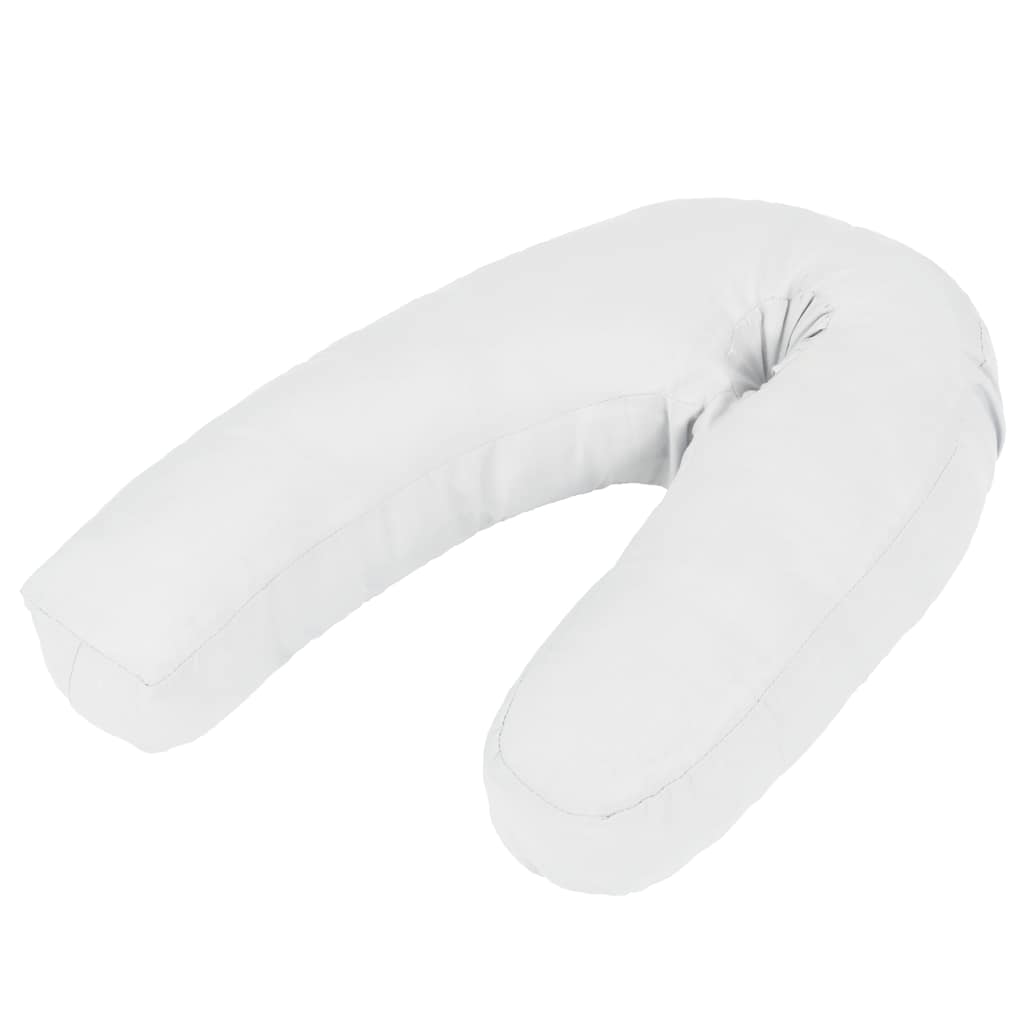 J-formad gravidkudde 54x(36-43) cm vit