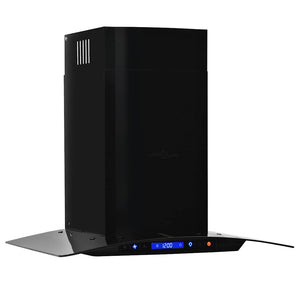 Väggmonterad köksfläkt rostfritt stål 756 m³/h 60 cm svart