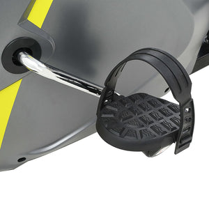 Liggande motionscykel magnetisk drift och pulsmätning