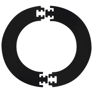 Professionell darttavla sisal med 6 pilar och väggskydd