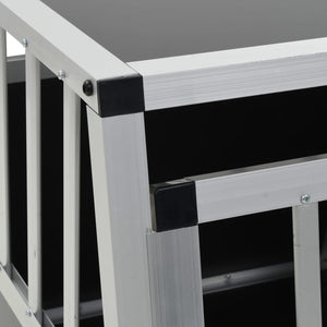 Hundbur med enkel dörr 54x69x50 cm