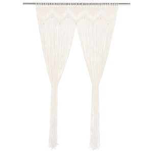 Gardin makramé 140x240 cm bomull