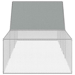 Hönsbur 6x2x2 m galvaniserat stål