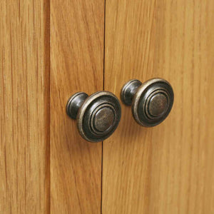 Skoskåp 76x37x105 cm massivt ekträ