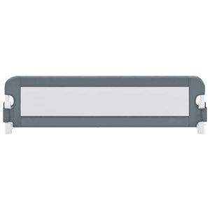 Sängskena för barn grå 120x42 cm polyester