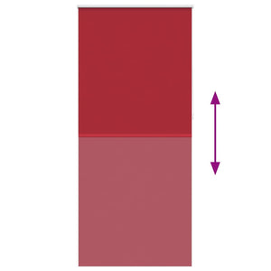 Rullgardin röd 120 x 230 cm mörkläggande