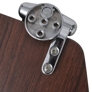 Toalettsits med mjuk stängning MDF trä brun