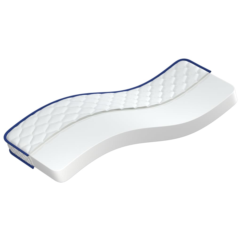 Madrass med memoryskum 200 x 90 x 17 cm mjuk