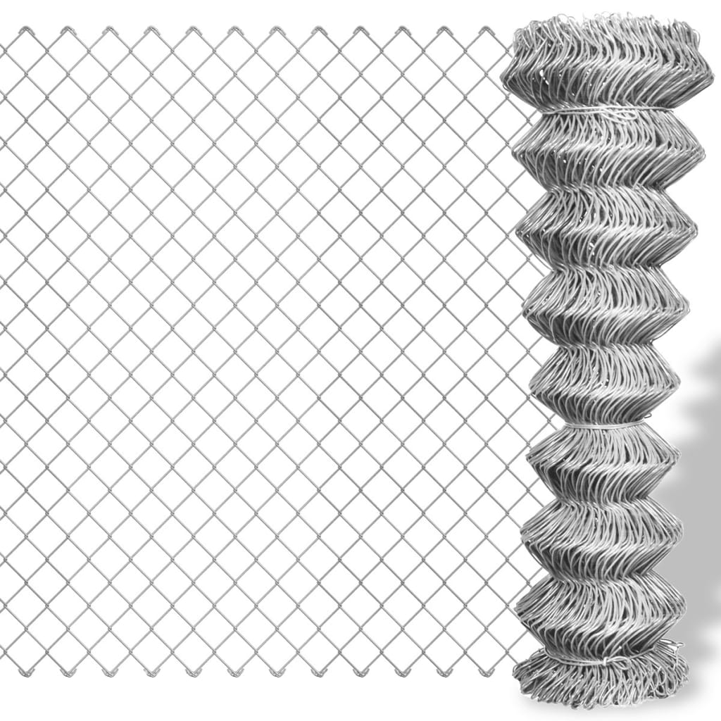 Gunnebostängsel galvaniserat stål 25x1 m silver