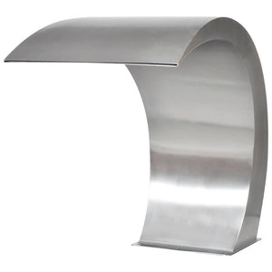 Poolfontän trädgårdsvattenfall i rostfritt stål 45 x 30 x 60 cm