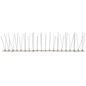 4-raders Fågelpiggar plast 6 st 3 m