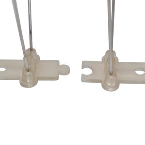 4-raders Fågelpiggar plast 6 st 3 m