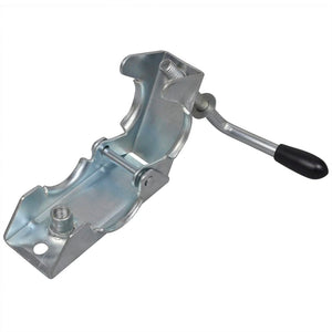 2 stödrör och 2 klämmor för stödhjul med 48 mm