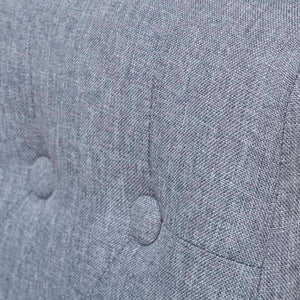 Matstolar 6 st ljusgrå tyg