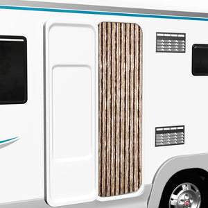 Insektsdraperi beige och ljusbrun 56x185 cm chenille