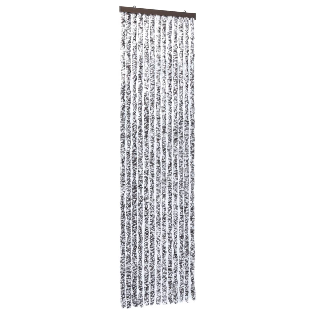 Insektsdraperi brun och beige 56x185 cm chenille