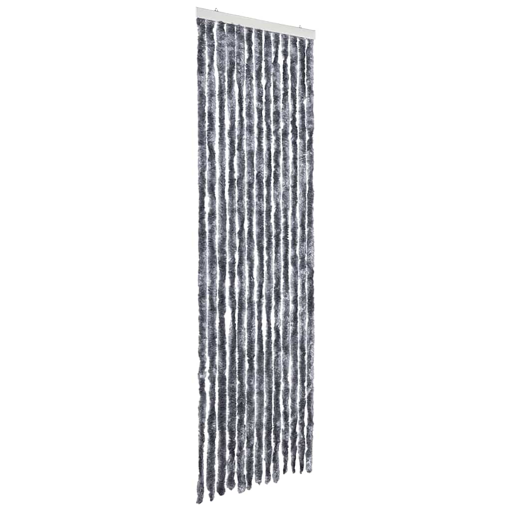 Insektsdraperi silver 56x185 cm chenille