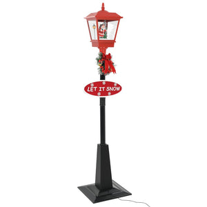 Gatlykta med jultomte 180 cm LED