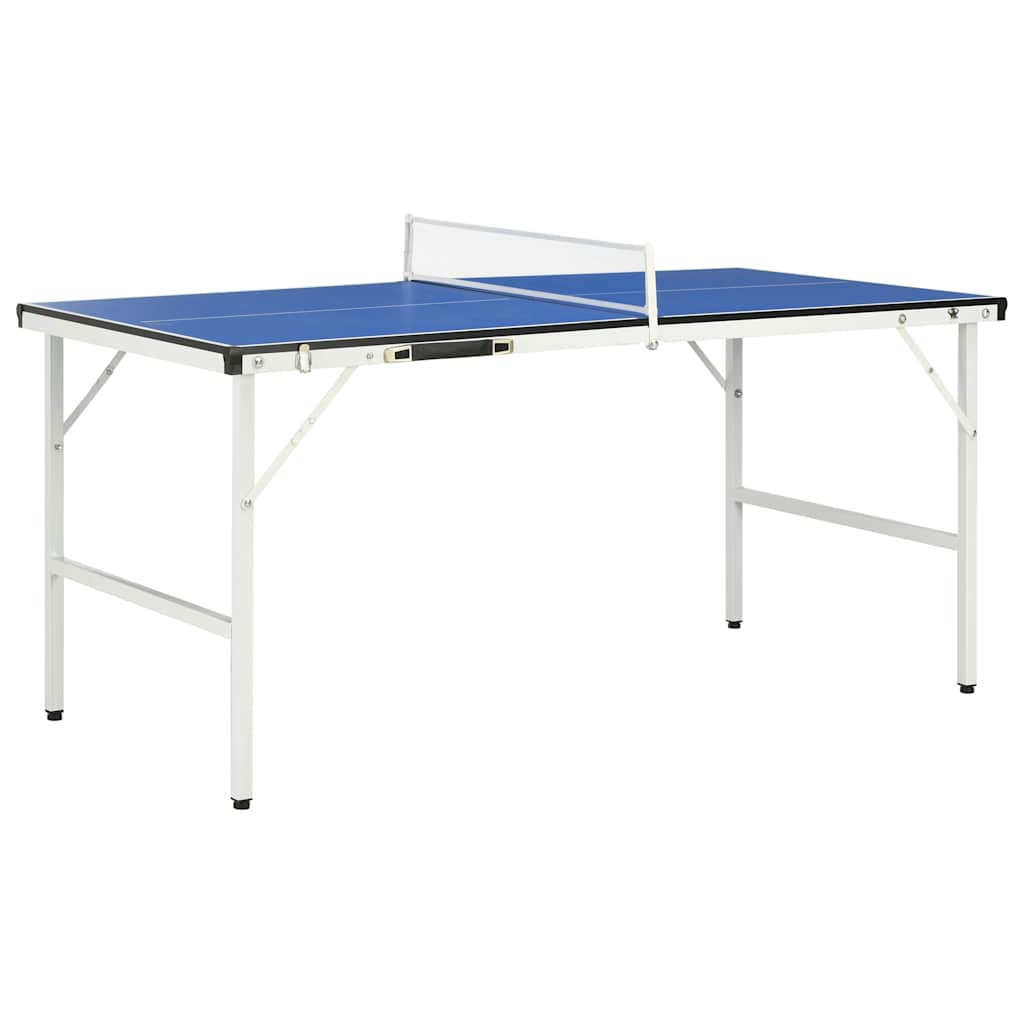 1,5 meter pingisbord med nät 152x76x66 cm blå