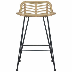 Barstolar 2 st naturlig rotting