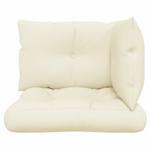 Palldynor 3 st gräddvit tyg