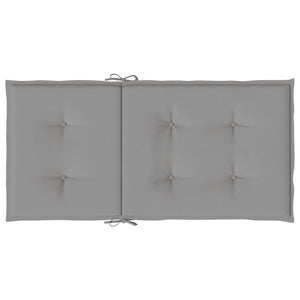 Stolsdynor 4 st grå oxfordtyg