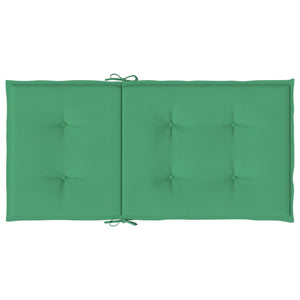 Stolsdynor 4 st grön 100x50x3 cm oxfordtyg