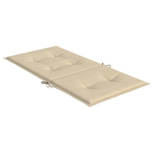 Stolsdynor 2 st beige 100x50x3 cm oxfordtyg