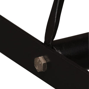 Barmöbler 7 delar massiv akacia och äkta läder