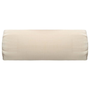 Nackstöd till solstol gräddvit 40x7,5x15 cm textilene