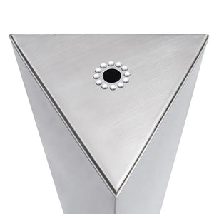 Trädgårdsfontän 37,7x32,6x110 rostfritt stål