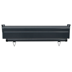 Balkongmarkis 85x250 cm svart