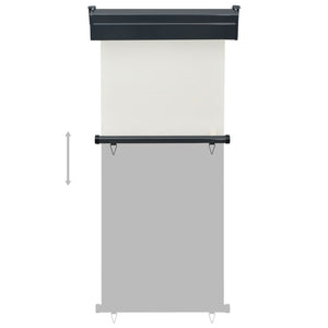 Balkongmarkis 85x250 cm gräddvit