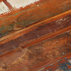 Fyrkantig bordsskiva 80x80 cm 15-16 mm massivt återvunnet trä