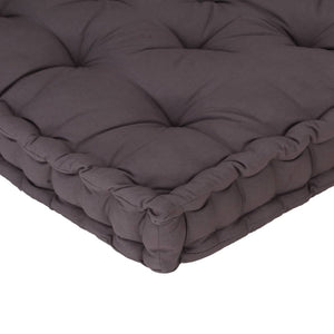 Dyna till pallsoffa bomull 120x40x7 cm antracit