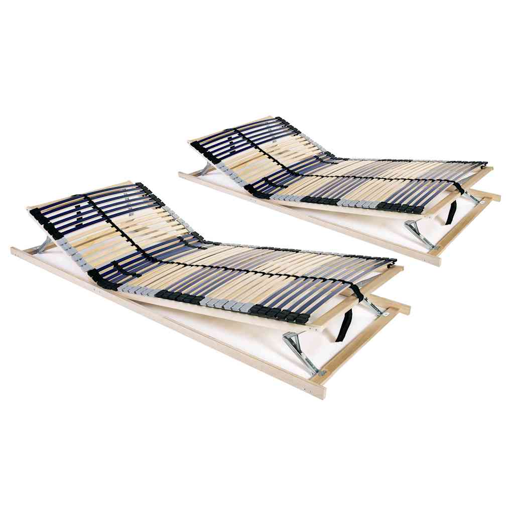 Ribbotten med 42 ribbor 2 st 7 zoner 70x200 cm