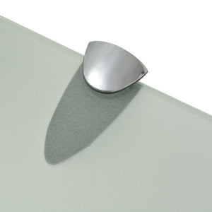 Svävande hyllor 2 st glas 50x10 cm 8 mm