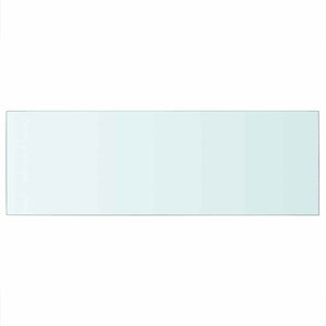 Hyllplan 2 st glas genomskinlig 70x25 cm