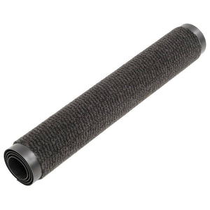 Dörrmattor 2 st rektangulär tuftad 90x150 cm svart