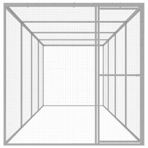 Kattbur 6x1,5x1,5 m galvaniserat stål
