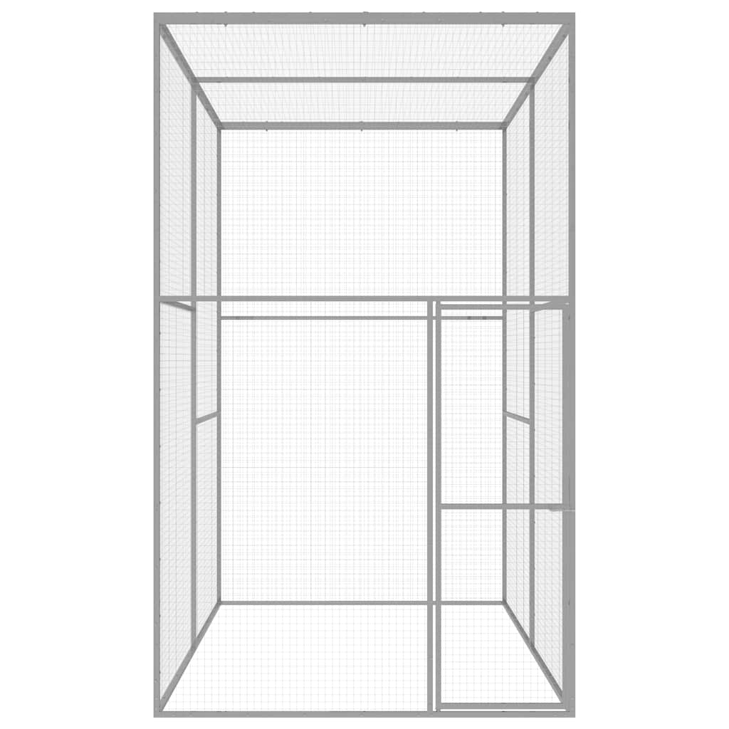 Kattbur 3x1,5x2,5 m galvaniserat stål