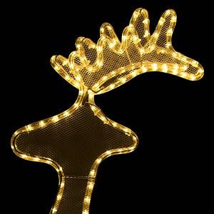 Juldekoration ren mesh 306 LED 60x24x89cm