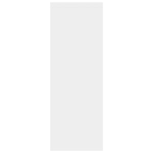 Vägghylla vit 45,1x16x45,1 cm konstruerat trä