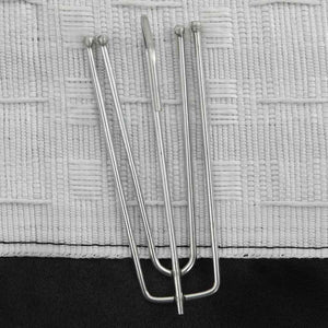 Mörkläggningsgardin med krokar linnelook 2 st svart 140x245 cm