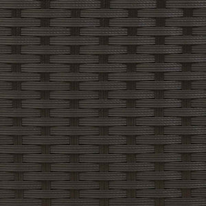 Stapelbara trädgårdsstolar 6 st konstrotting svart